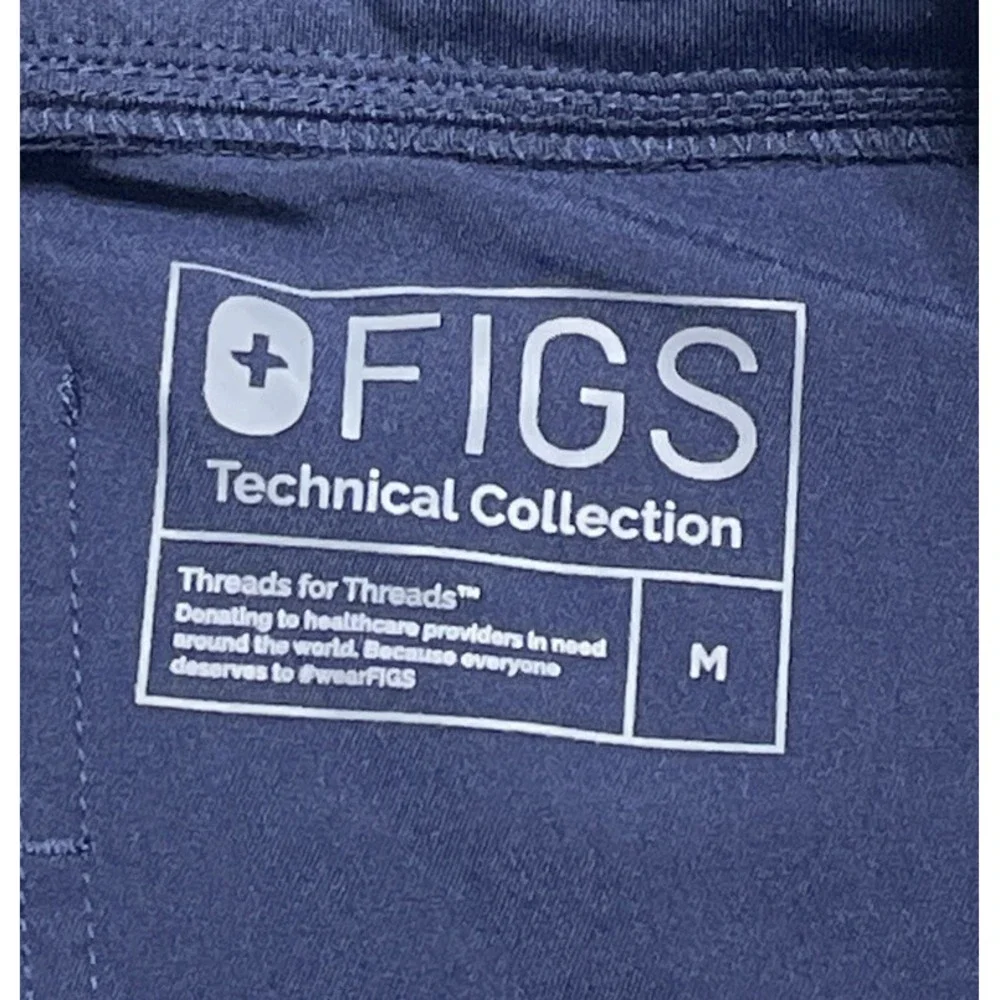 Figs Jogger Scrubs Size Mens Medium Zamora Blue Technical Collection